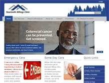 Tablet Screenshot of beartoothbillingsclinic.org